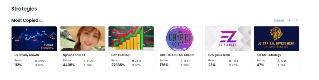 Exness Broker Strategy Provider