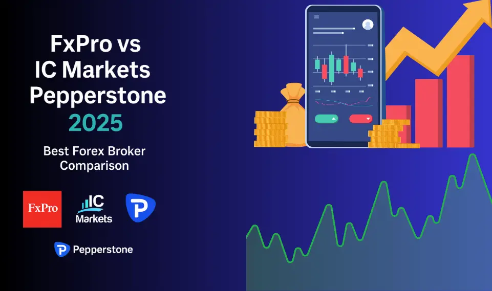 FxPro vs IC Markets vs Pepperstone Comparison 2025 – Best Forex Broker Review